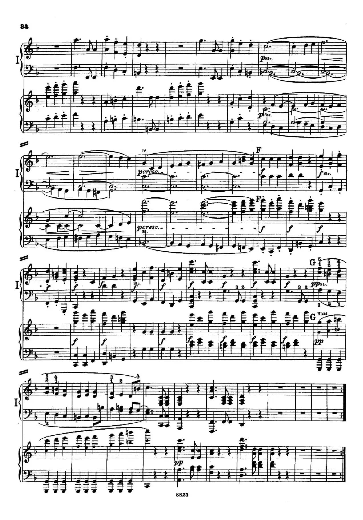 d小调第九交响曲 Op.125（双钢琴P33——42）