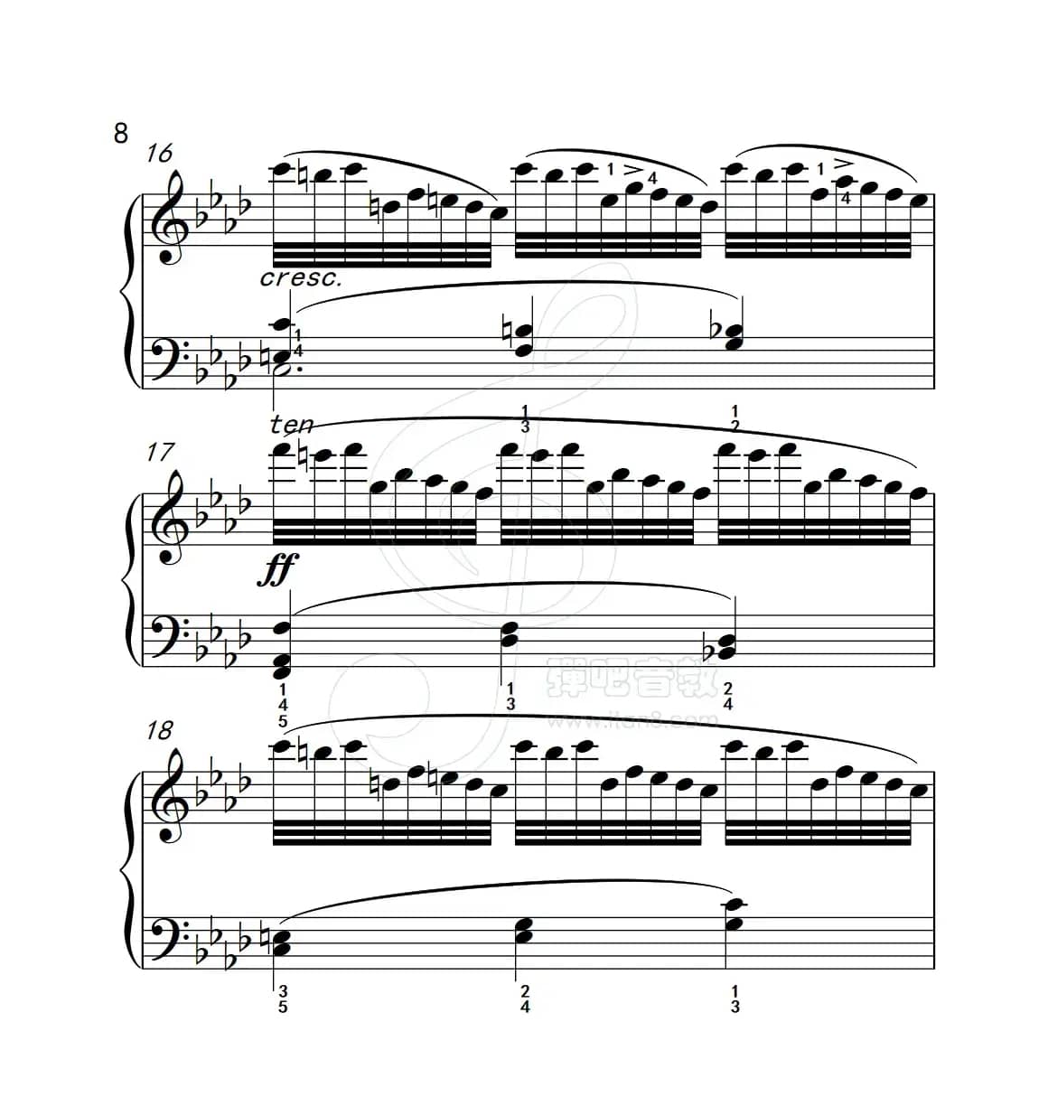 练习曲 13（克拉莫钢琴练习曲60首）