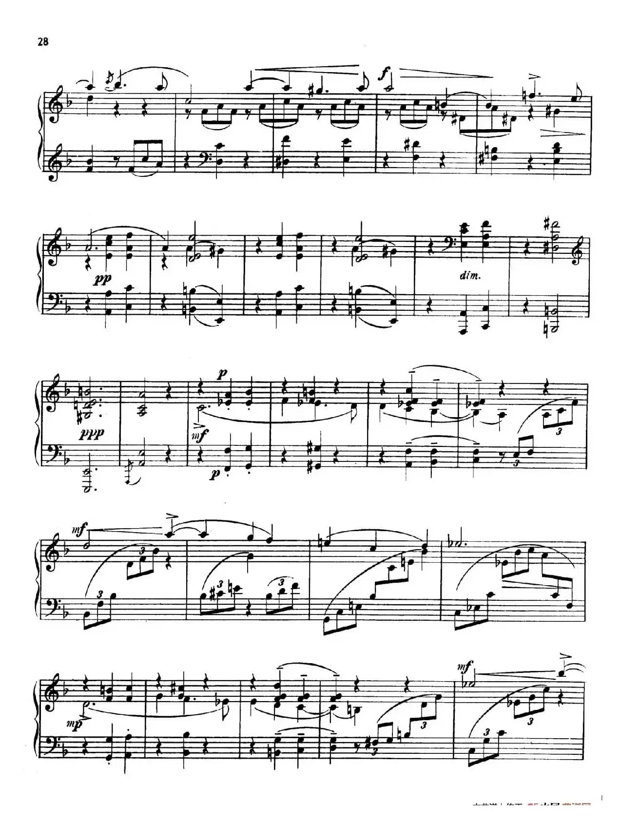 24 Characteristic Pieces Op.36（24首性格小品·6）