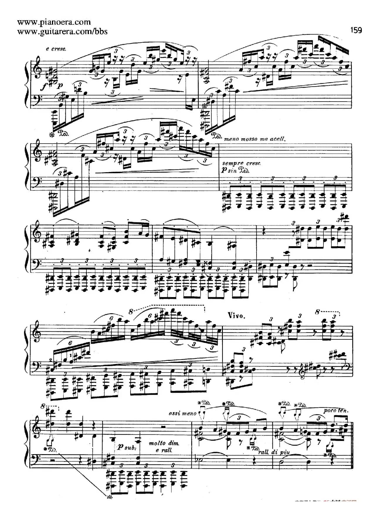 Allegro de Concierto（升C大调音乐会快板）