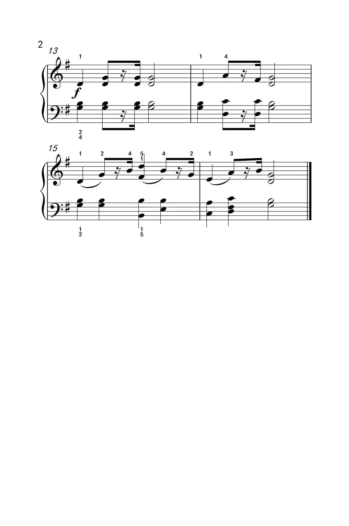 婚礼进行曲（老年大学 钢琴教程 2）