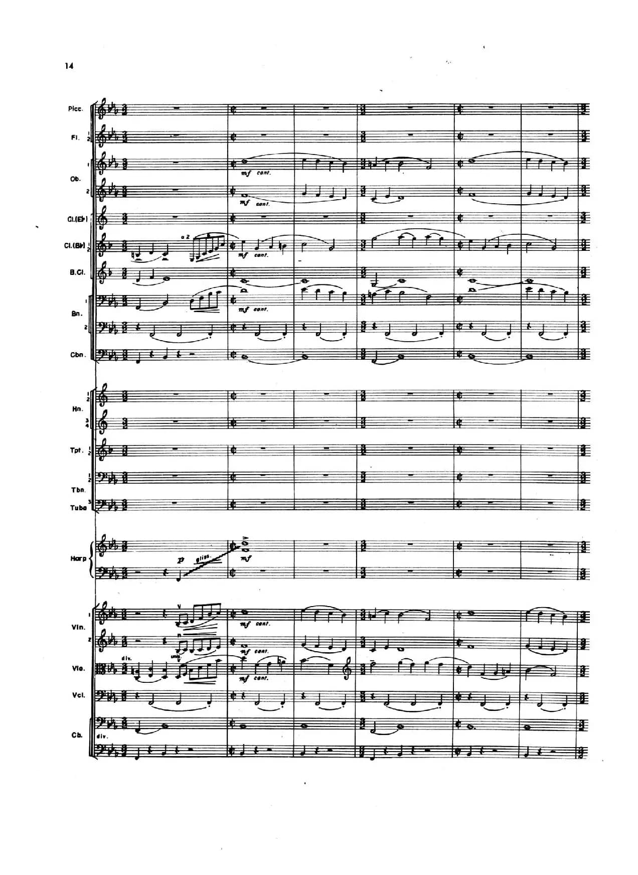 OVERTURE TO CANDIDE（《坎迪德》序曲）（交响乐总谱）