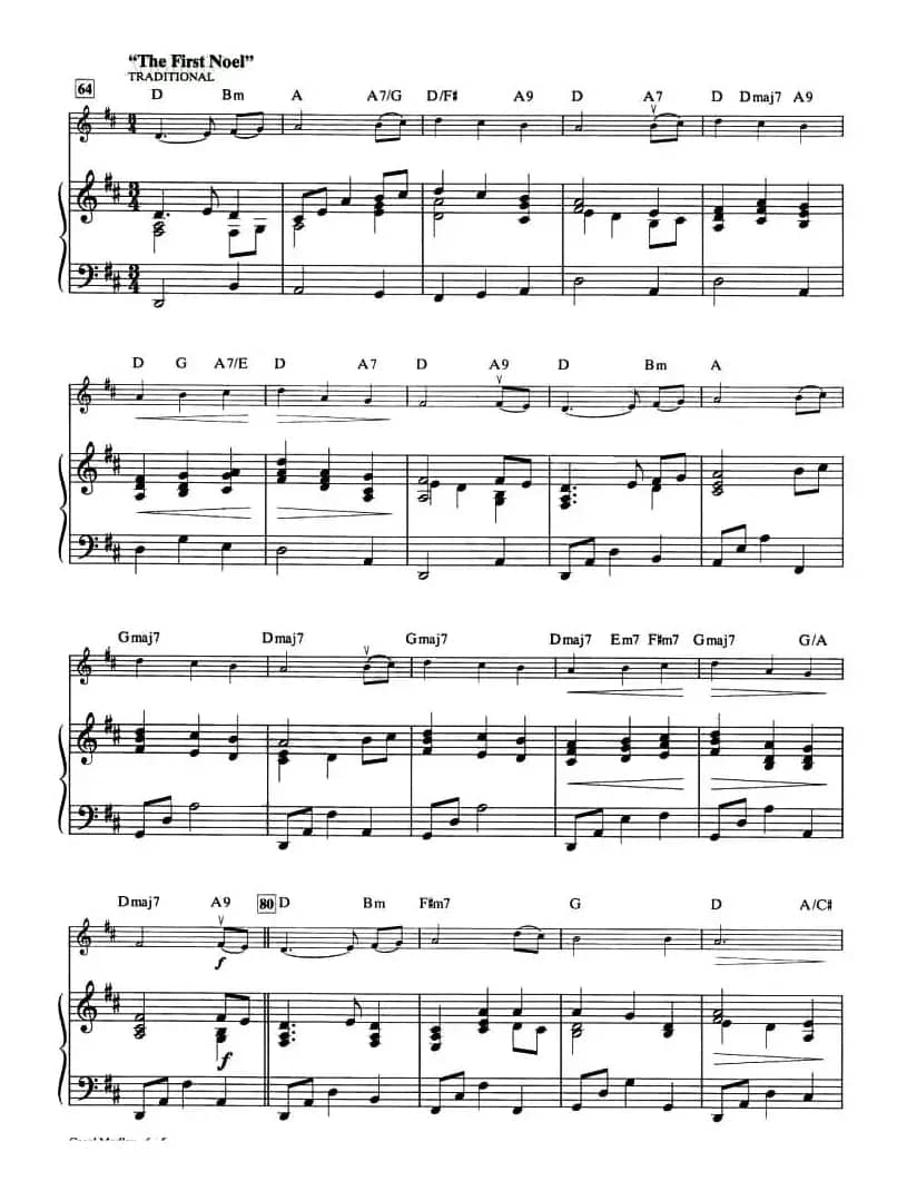 CAROL MEDLEY（钢琴伴奏谱）