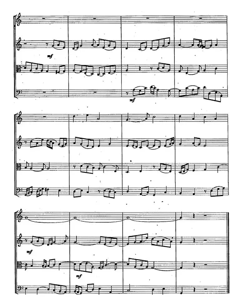 信天游（弦乐四重奏）