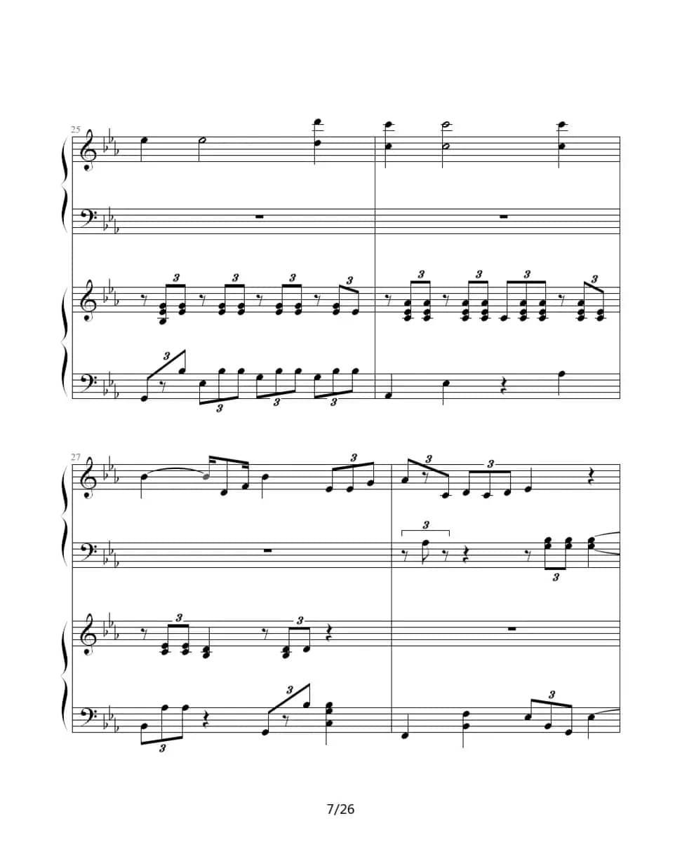 ココロの音（双钢琴）