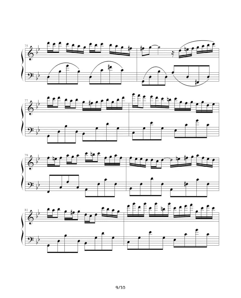 星空的旋律（滴漏制谱版）