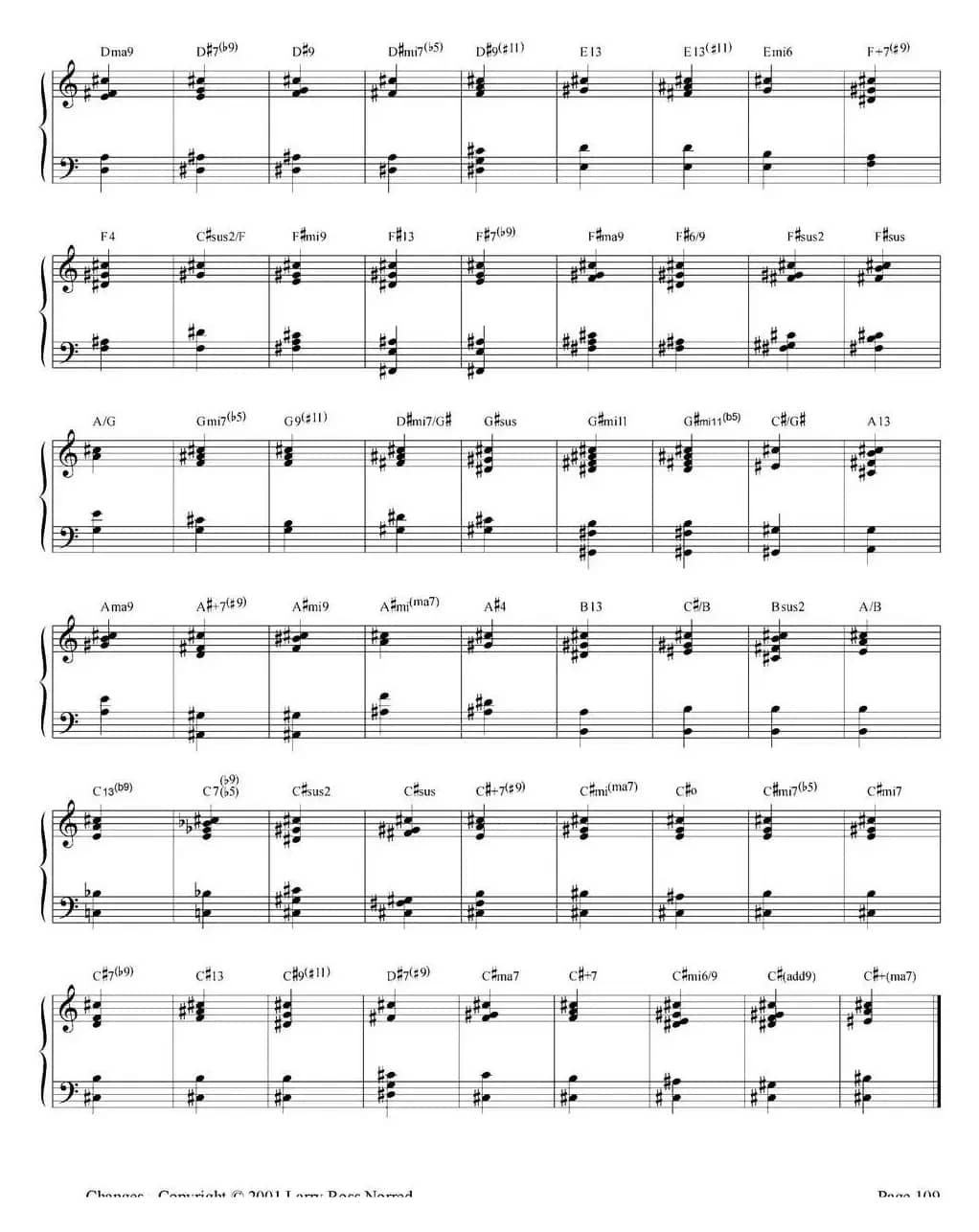 Changes（爵士乐和弦教材）（P101-125）