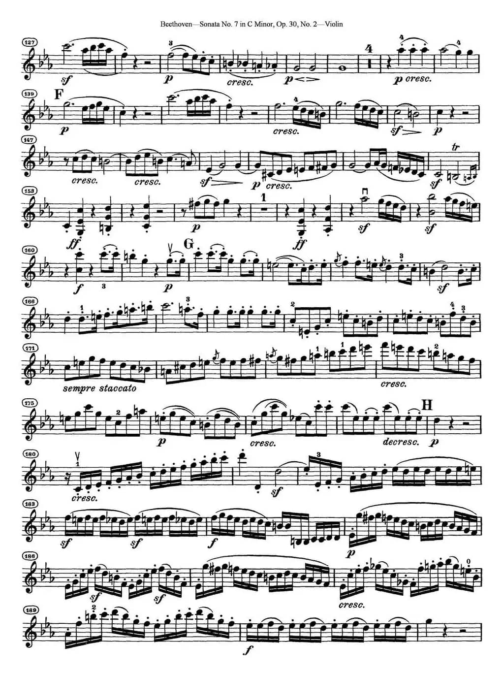 Violin Sonata No.7 in C Minor Op.30 No.2