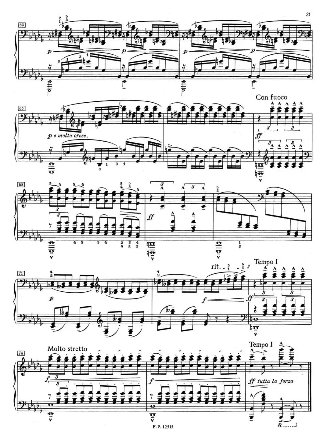 德彪西12首钢琴练习曲（2 三度练习v1.0 tierces）