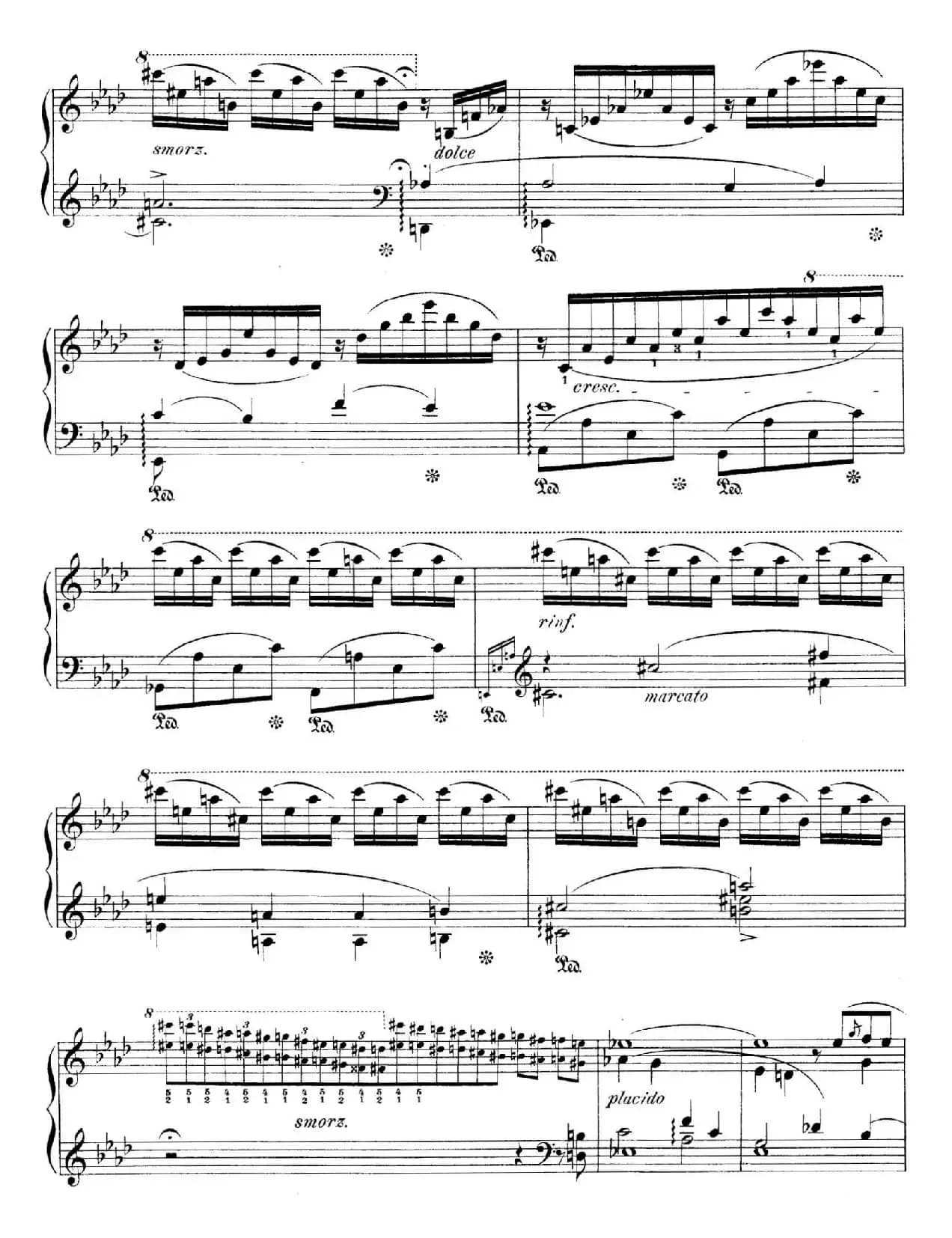 Notturnos S.541（3首夜曲“爱之梦”·1）