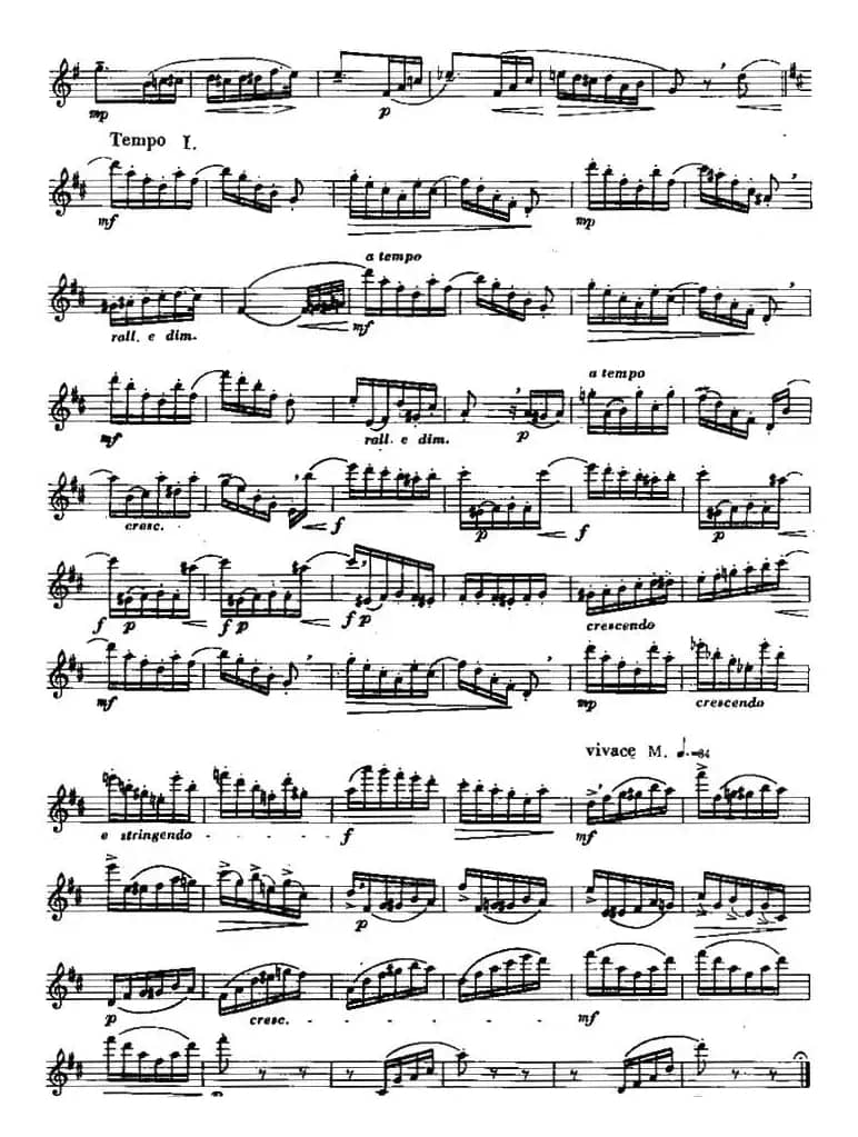 长笛练习曲100课之第97课 （各种技法练习曲）