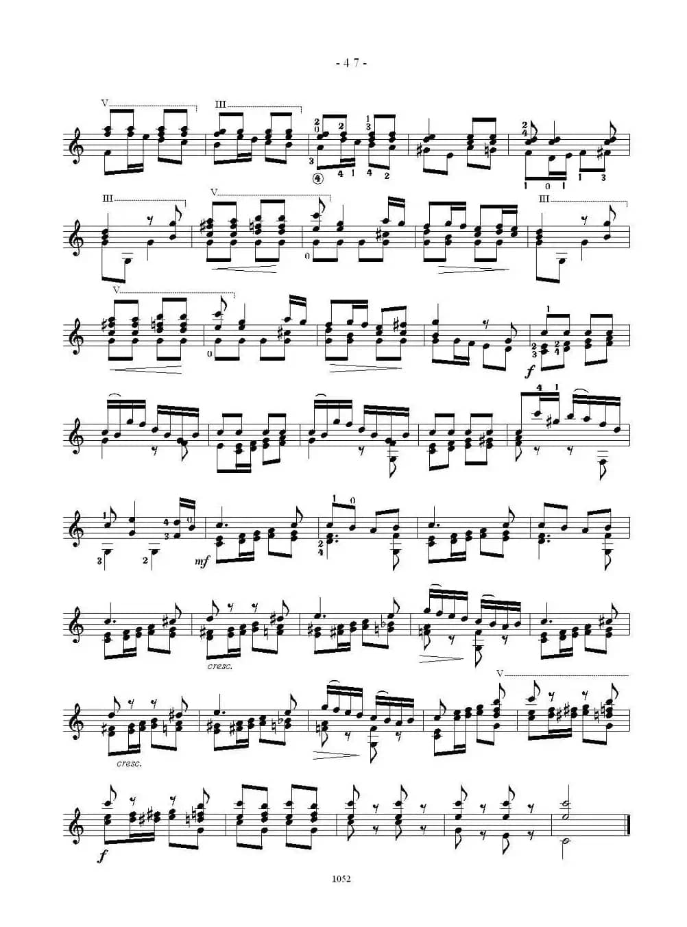 索尔·克斯特26首练习曲之21——26