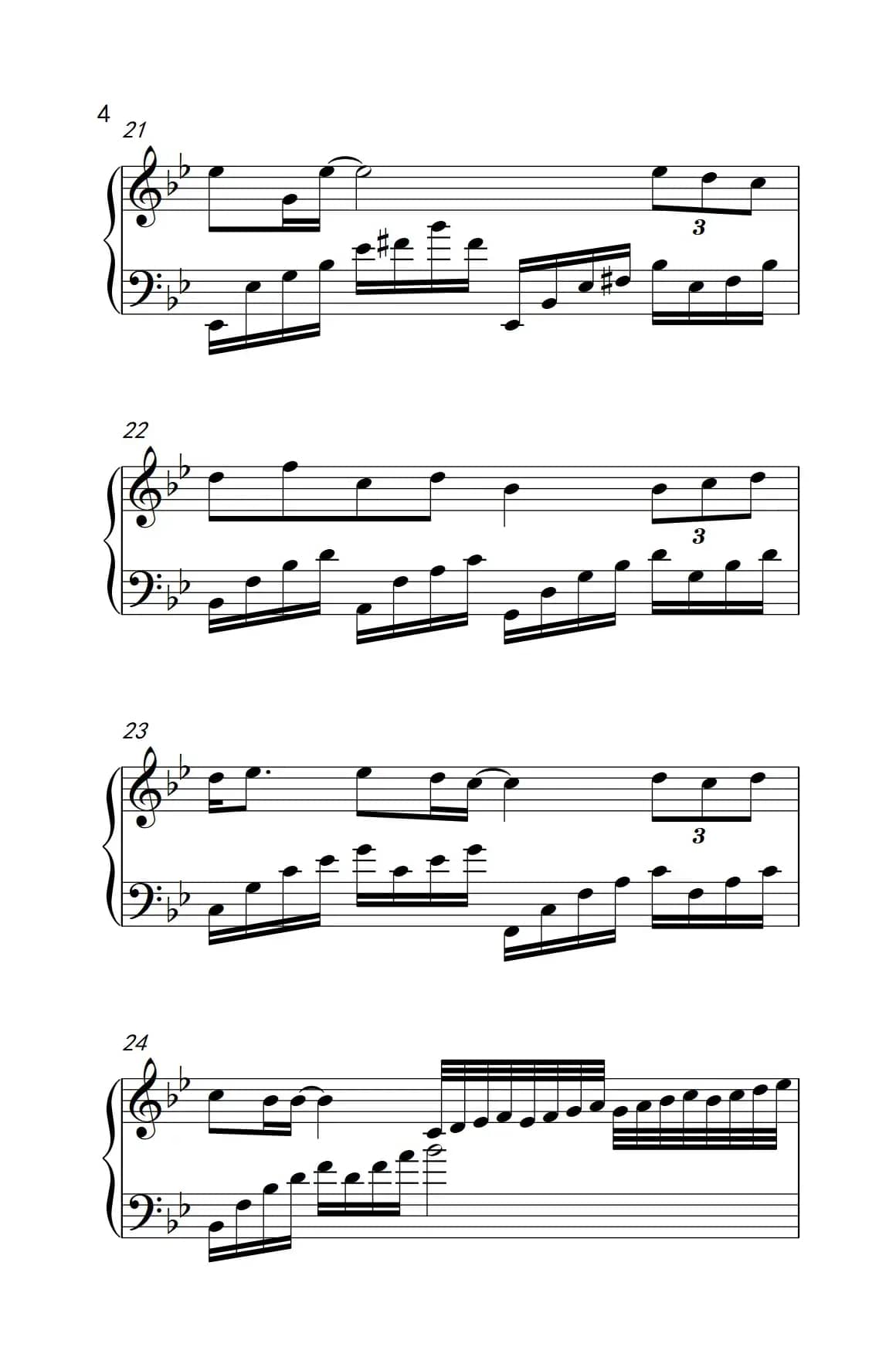 听海（《弹吧音教》制谱版）