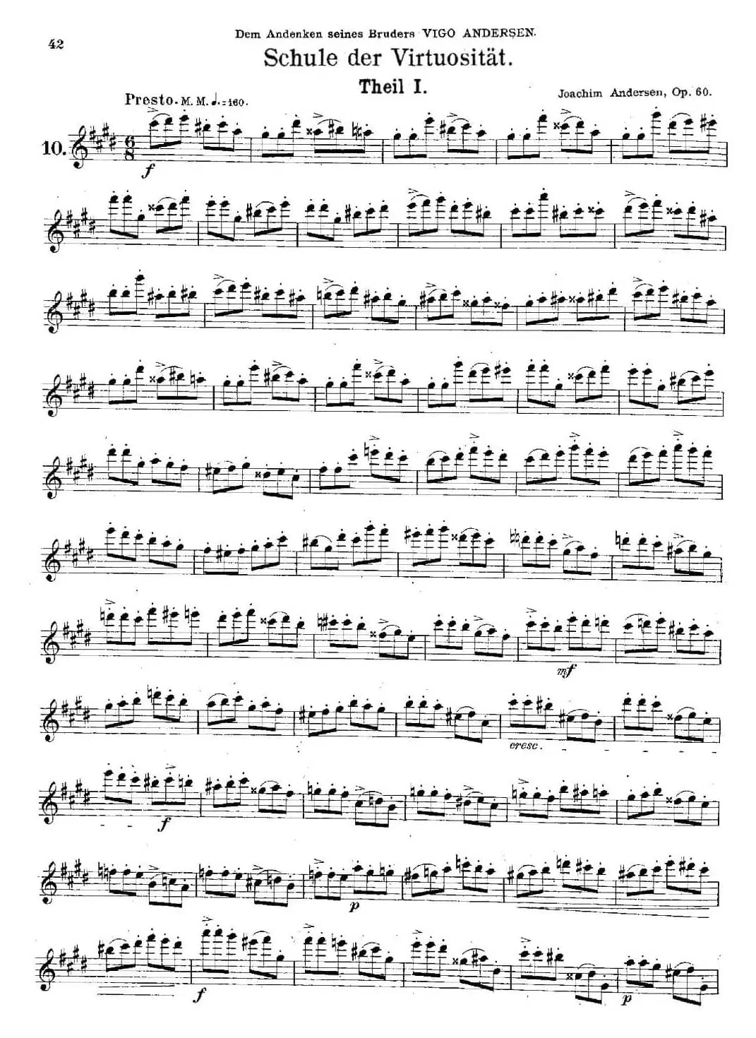 Schule der Virtuosität. Op. 60（10）