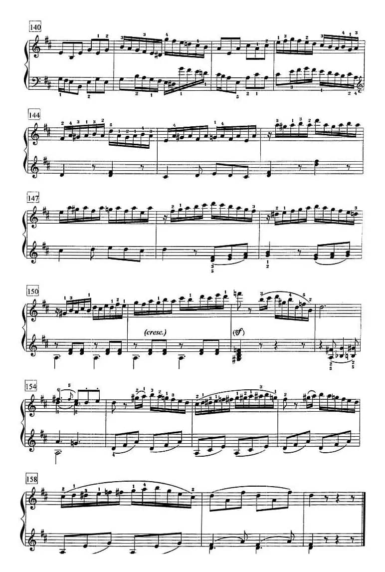 钢琴教程第七级 大型乐曲（D大调奏鸣曲 K.576）