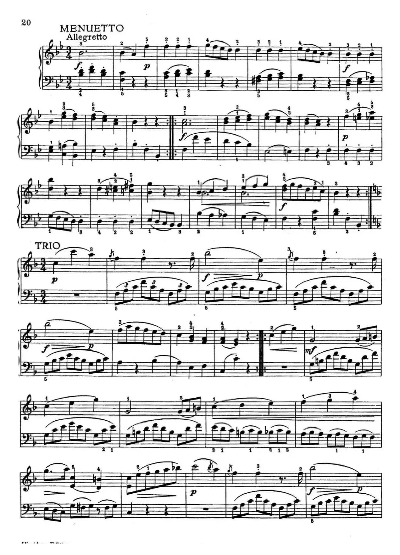 6 Viennese Sonatinas K.439b（6首维也纳小奏鸣曲·Ⅳ）