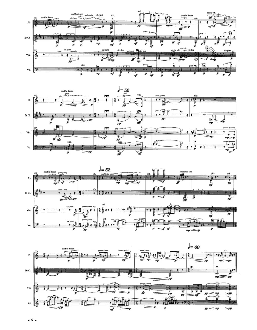 题献Ⅲ（室内乐四重奏）