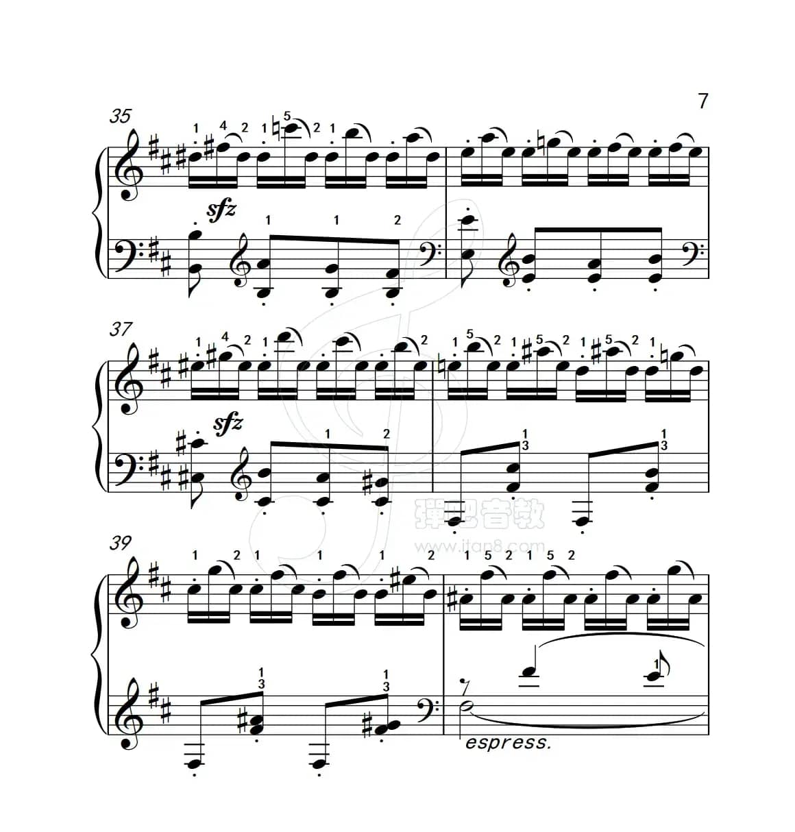 练习曲 45（克拉莫钢琴练习曲60首）