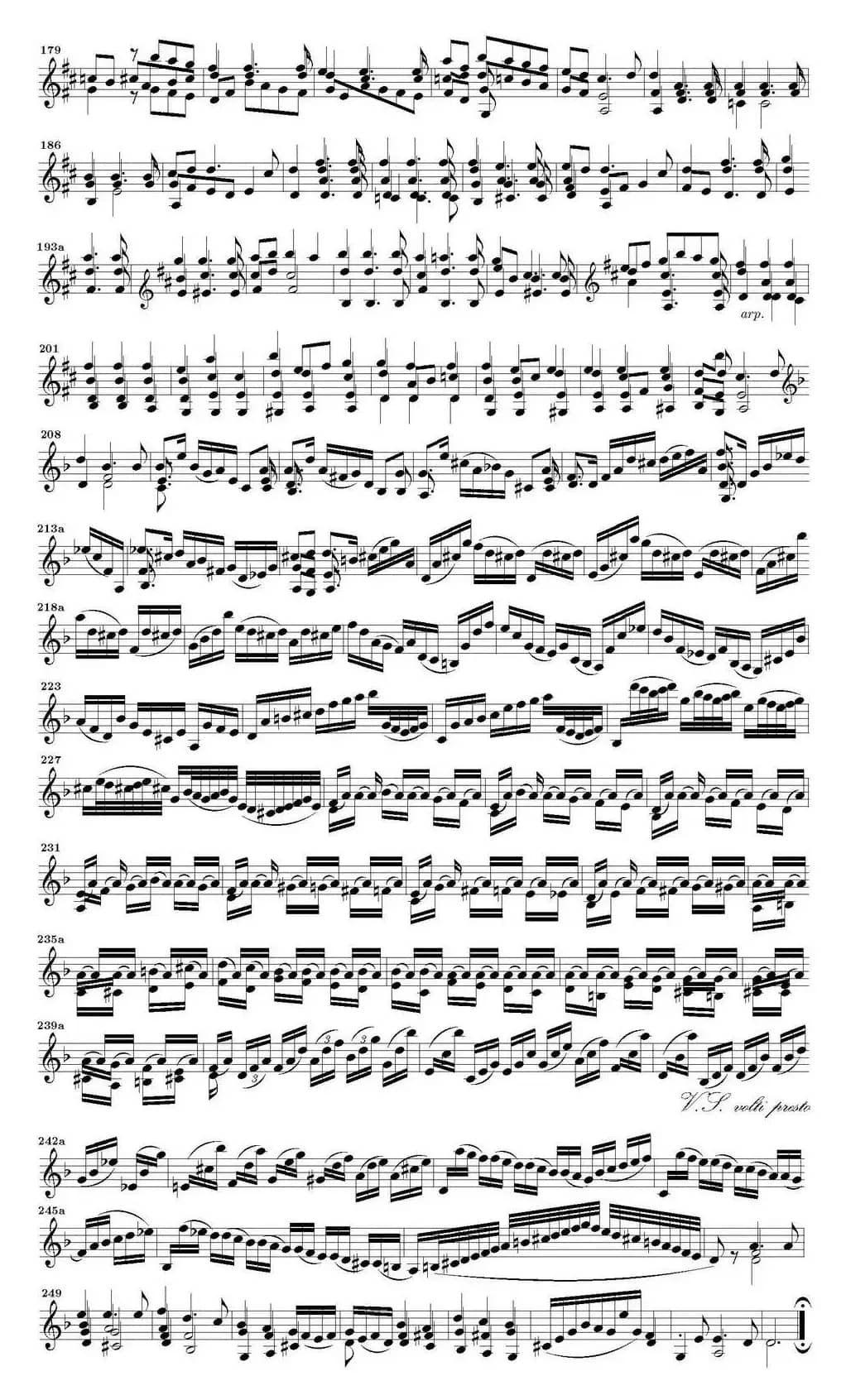 Bach Sonata BWV1004（无伴奏小提琴组曲）