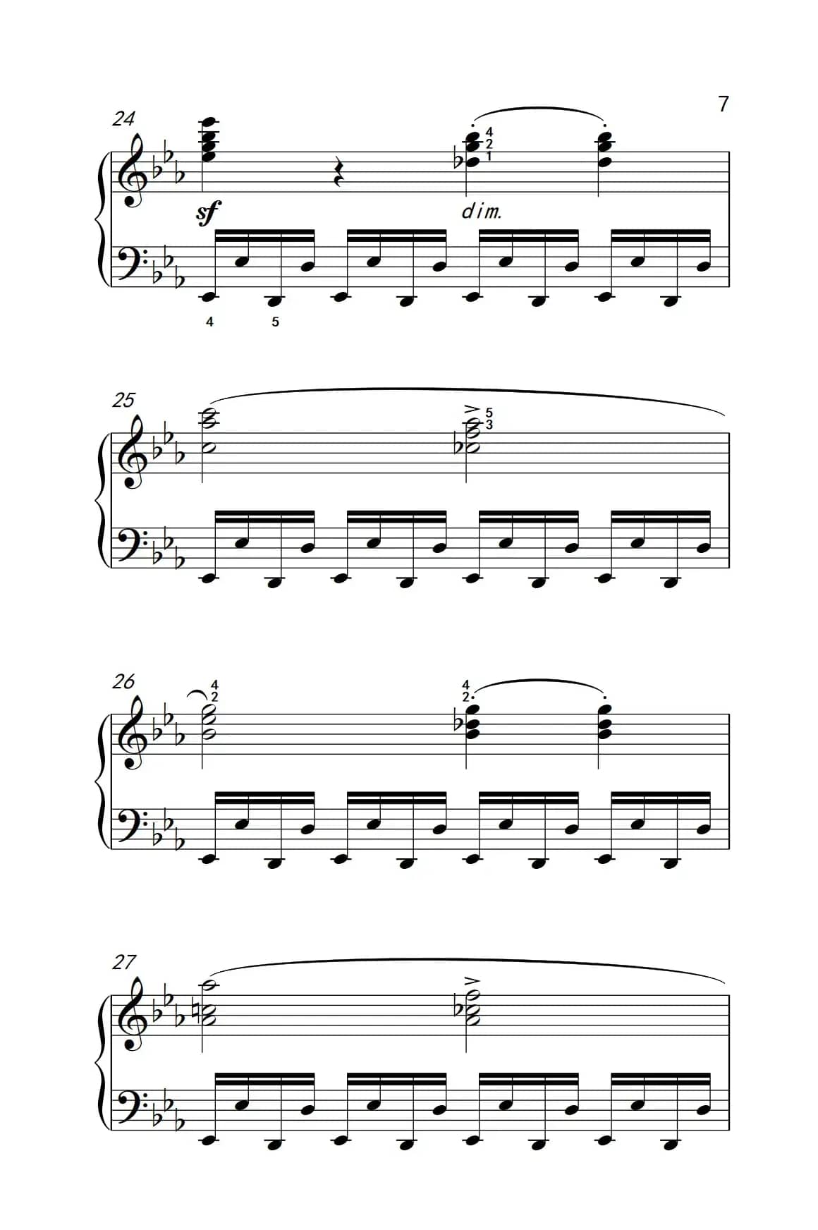 车尔尼钢琴八度练习曲 553（4）