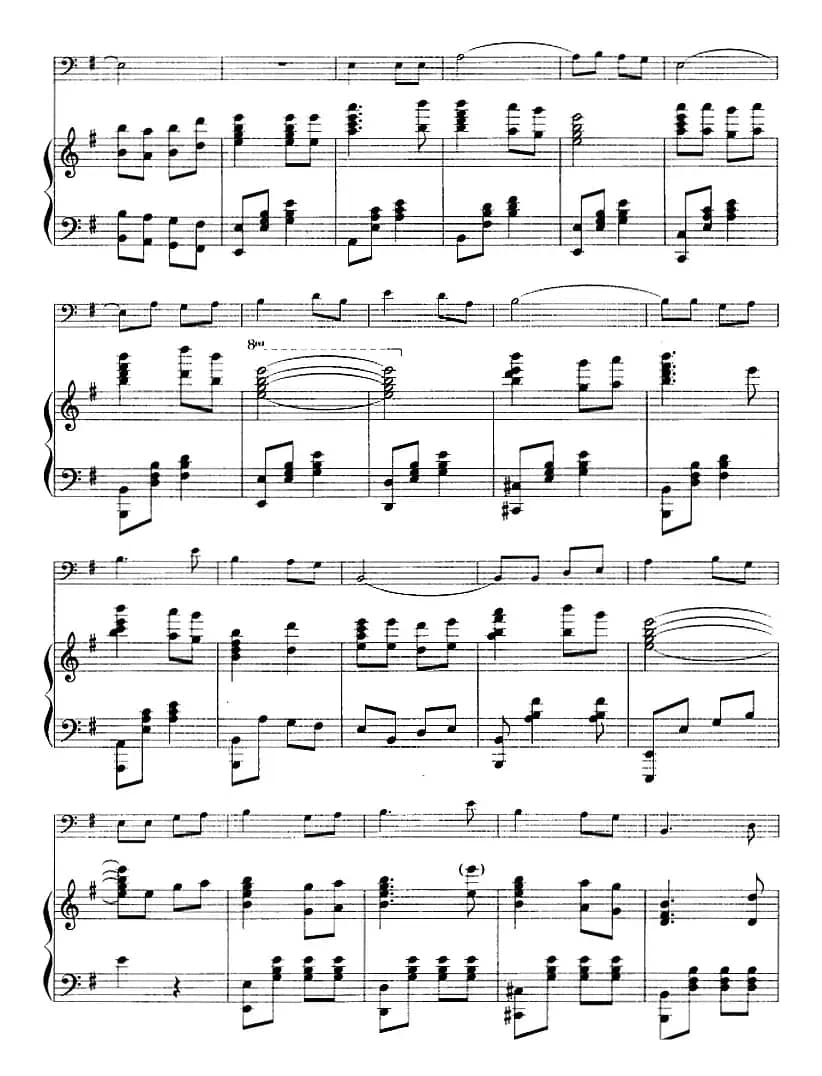 草原上升起不落的太阳（长号+钢琴伴奏）