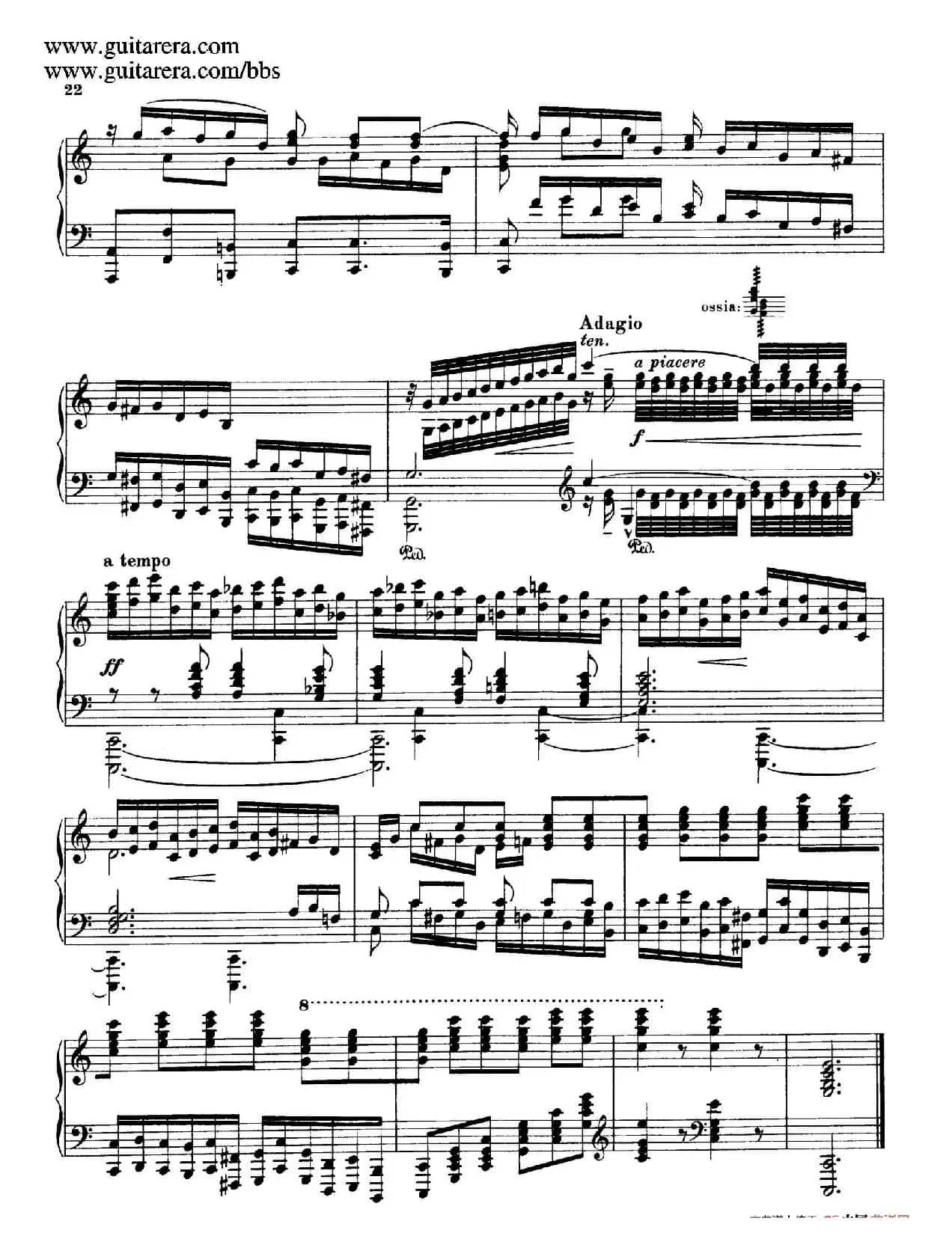 Toccata, Adagio and Fugue in C Major BWV 564 （C大调托卡塔、柔板和赋格）