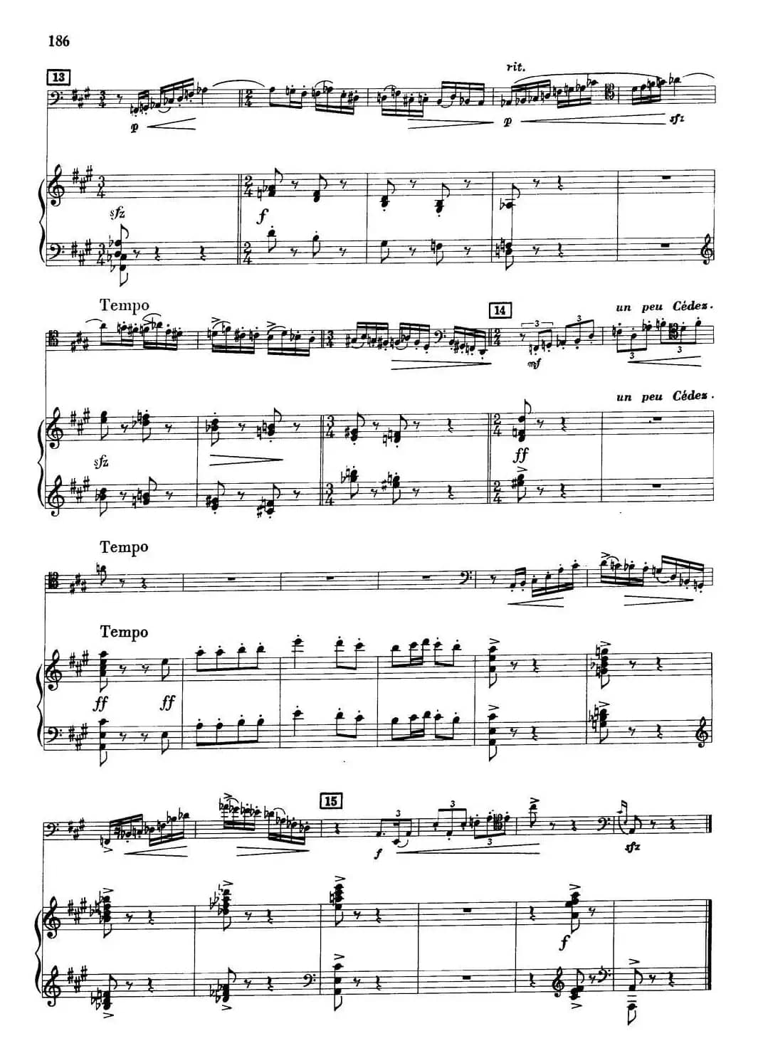 宣叙调、西西里舞曲和回旋曲（大管+钢琴伴奏）