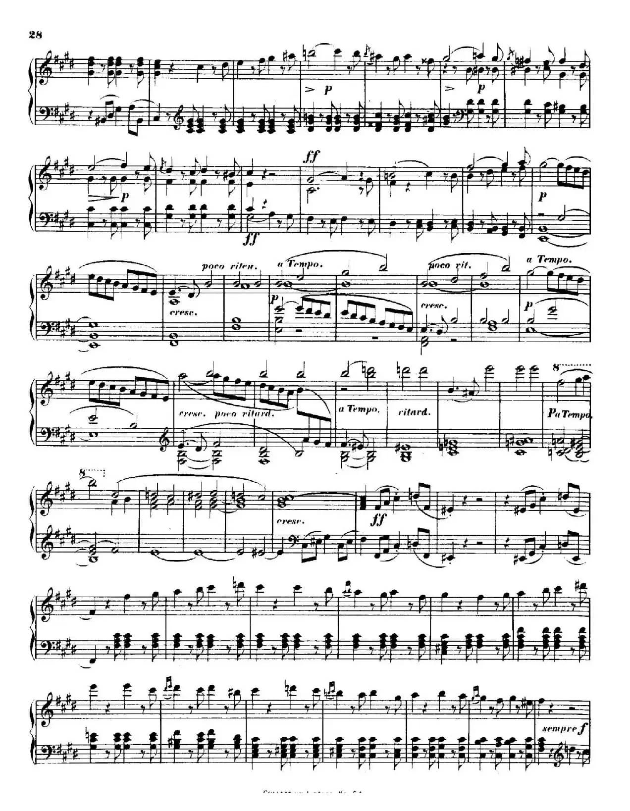 Quartet No.14(升c小调第十四弦乐四重奏钢琴版)