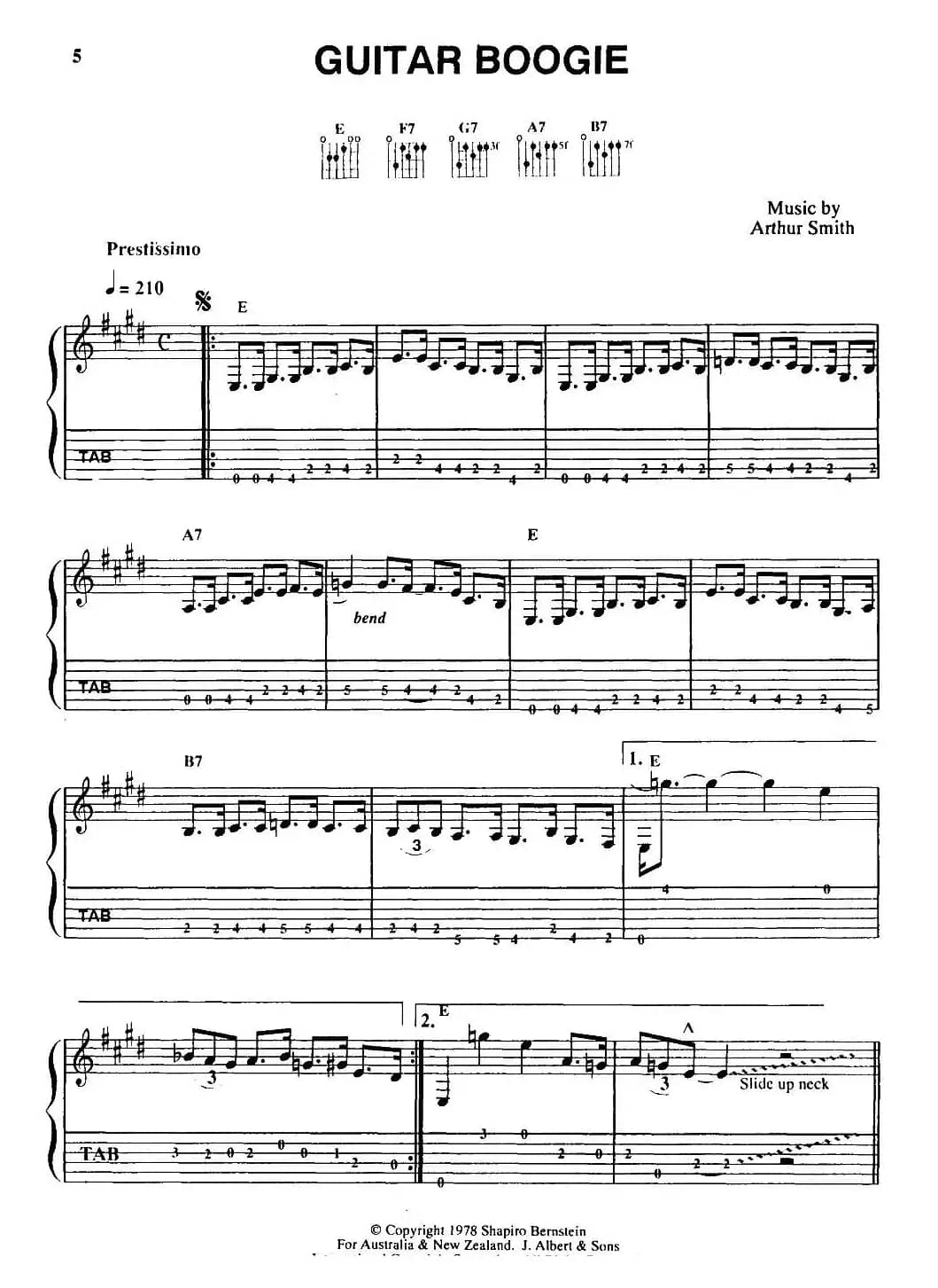 GUITAR BOOGIE（指弹吉他）