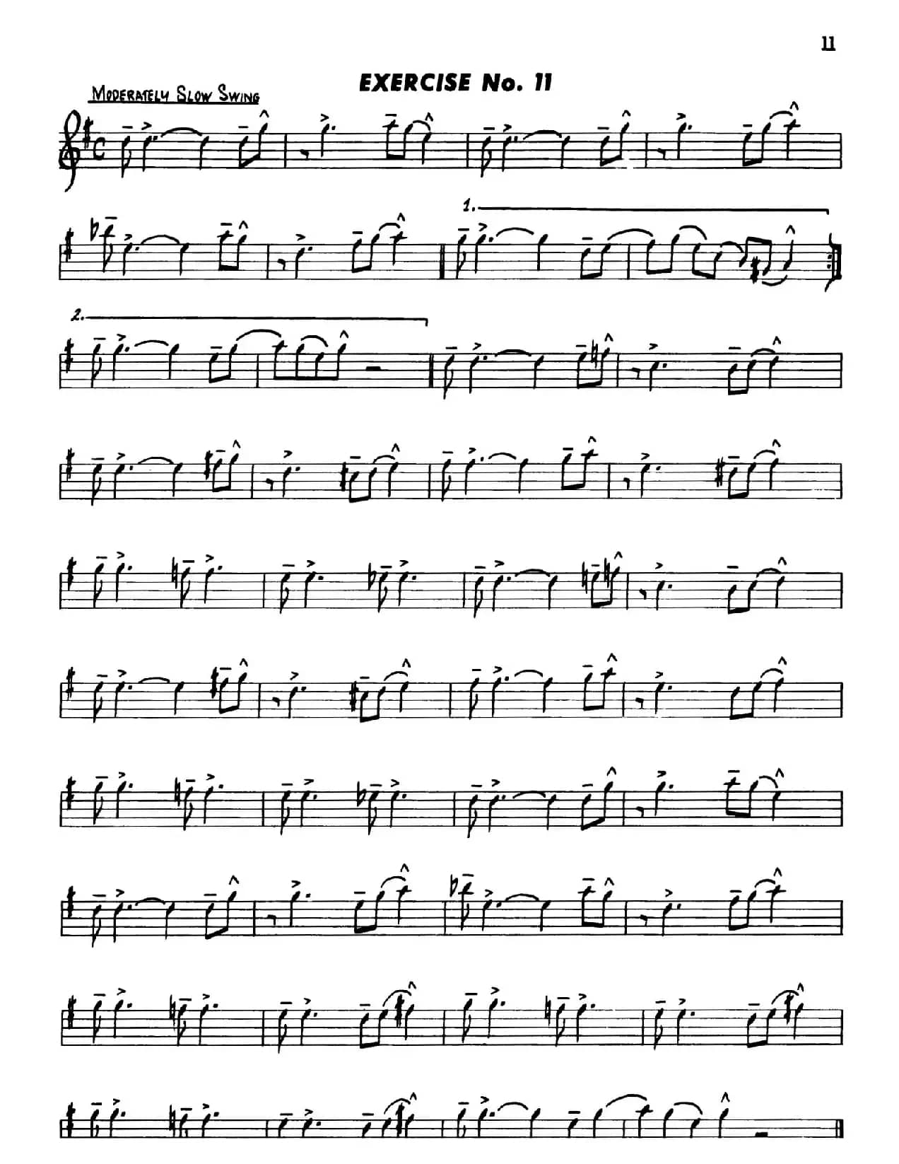 Basic Jazz Conception for sax