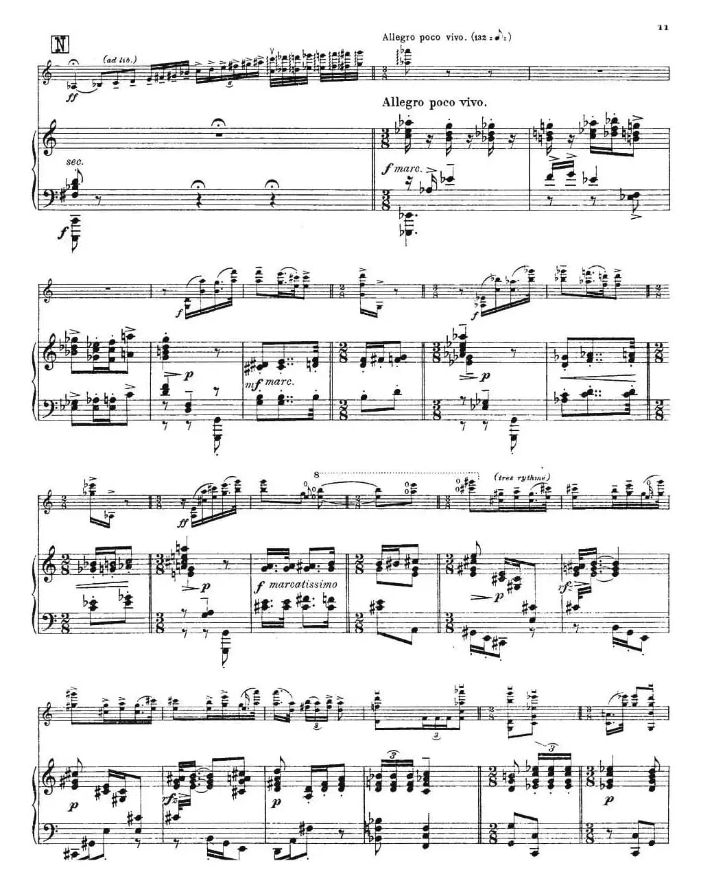 伊萨伊作品集：Extase（小提琴+钢琴伴奏）