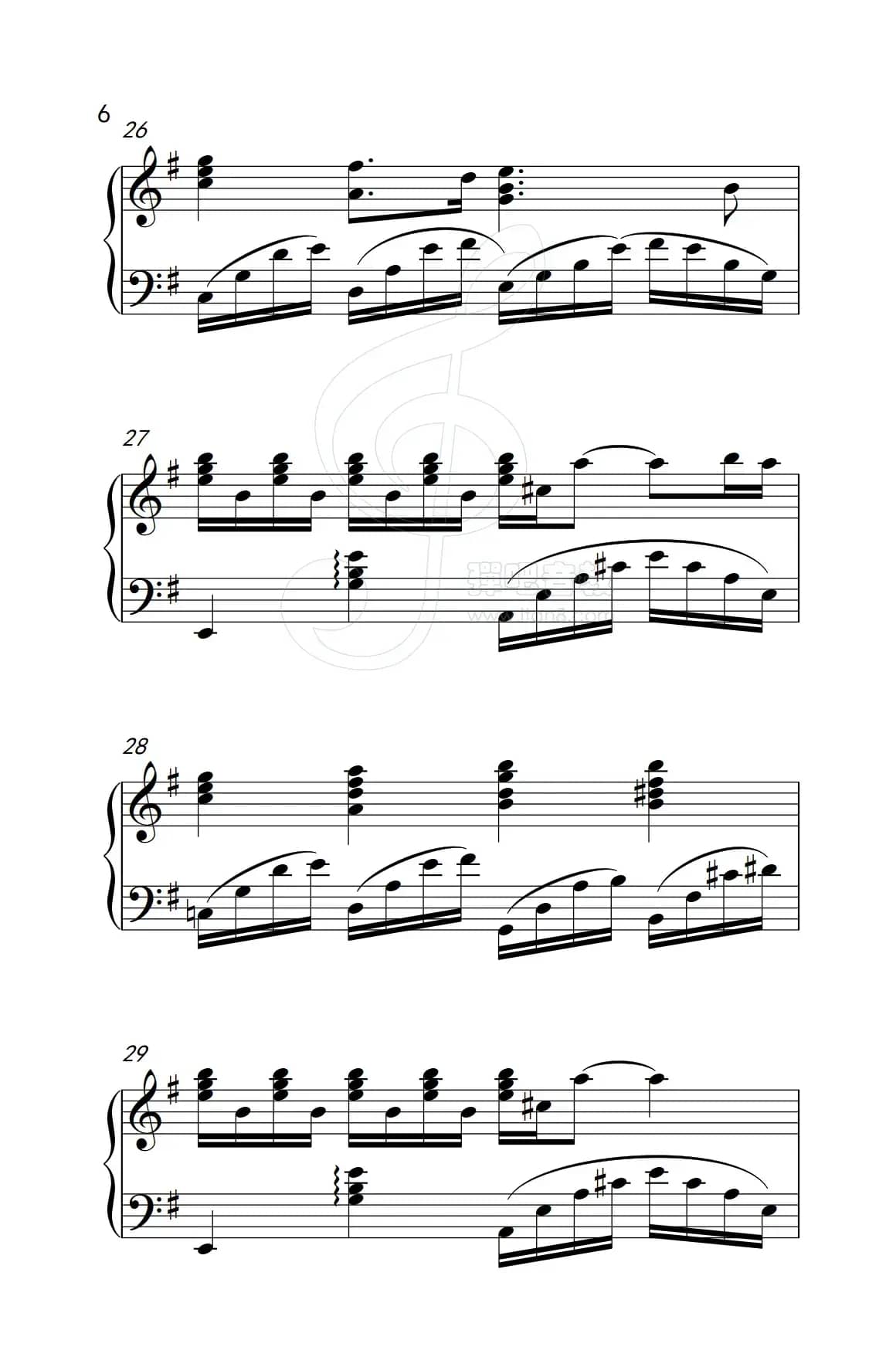 我等到花儿也谢了（《弹吧音教》制谱版）