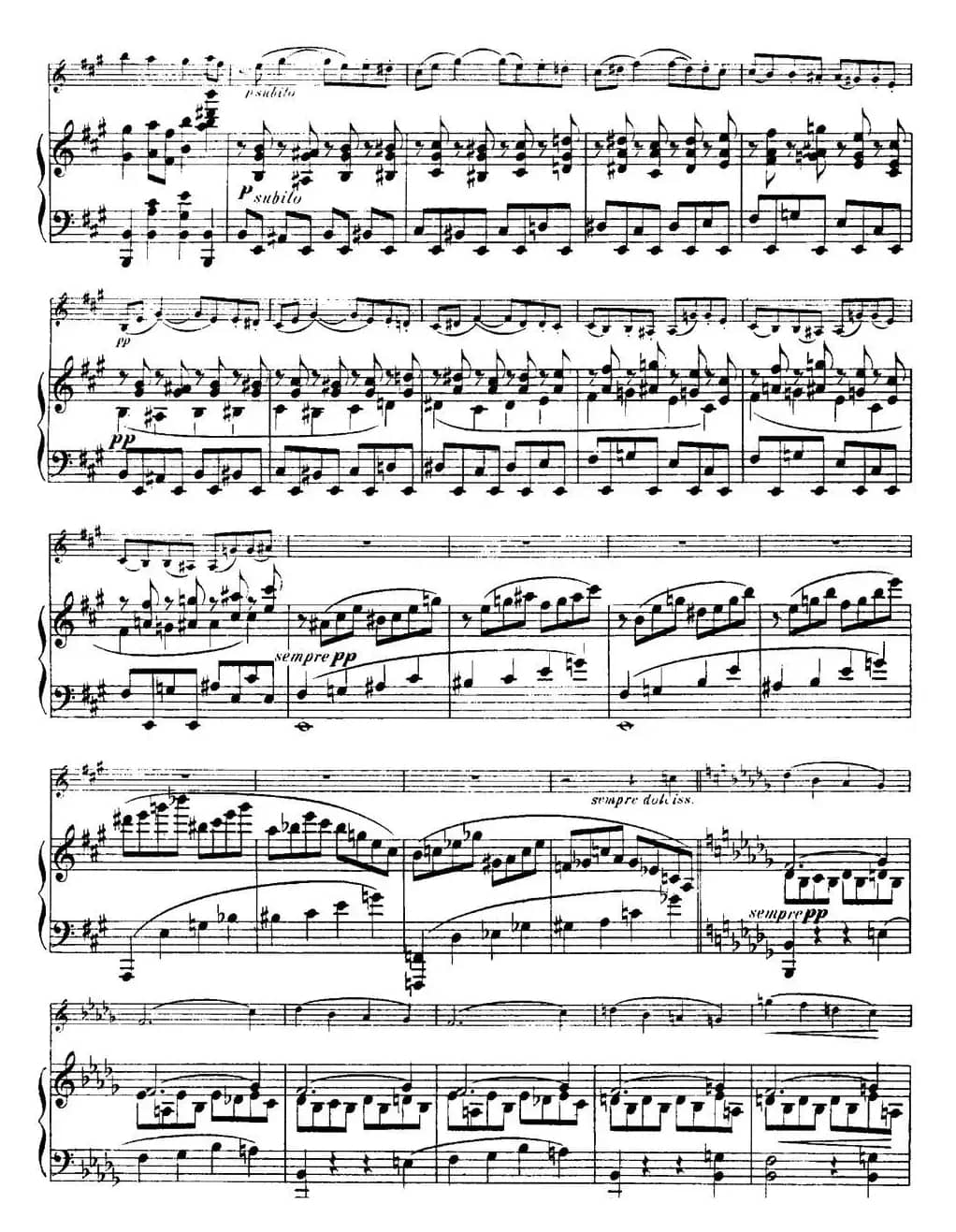 法朗克《A大调小提琴奏鸣曲》（IV）（小提琴+钢琴伴奏）