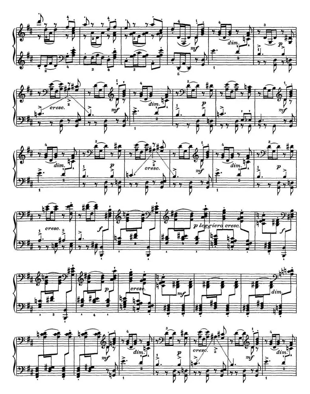 柴可夫斯基18首钢琴小品Op.72(16.Valse a cinq temps)