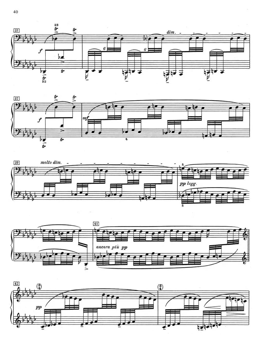 德彪西12首钢琴练习曲（6 八指练习v1.0 huit doigts）