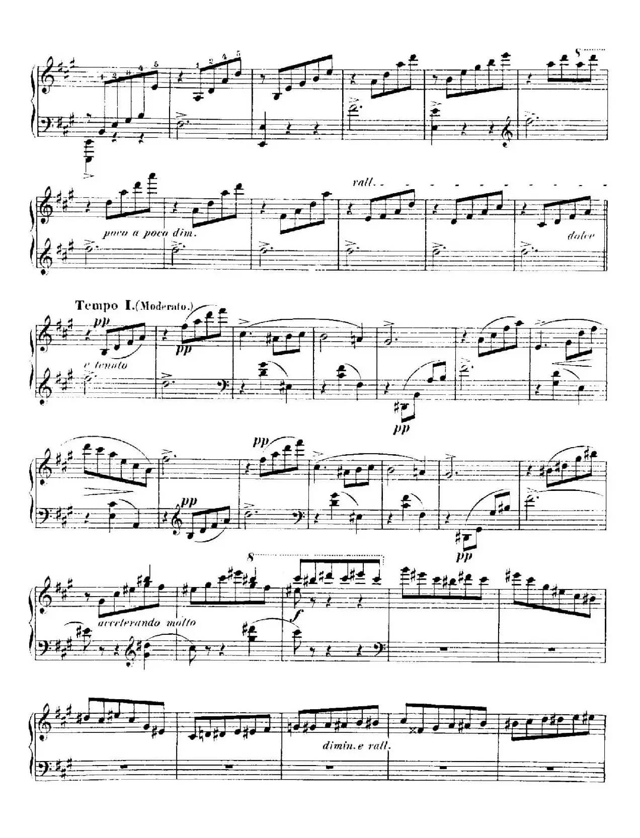 4 Valses Caprice（4首随想圆舞曲）（No. 1 in A）