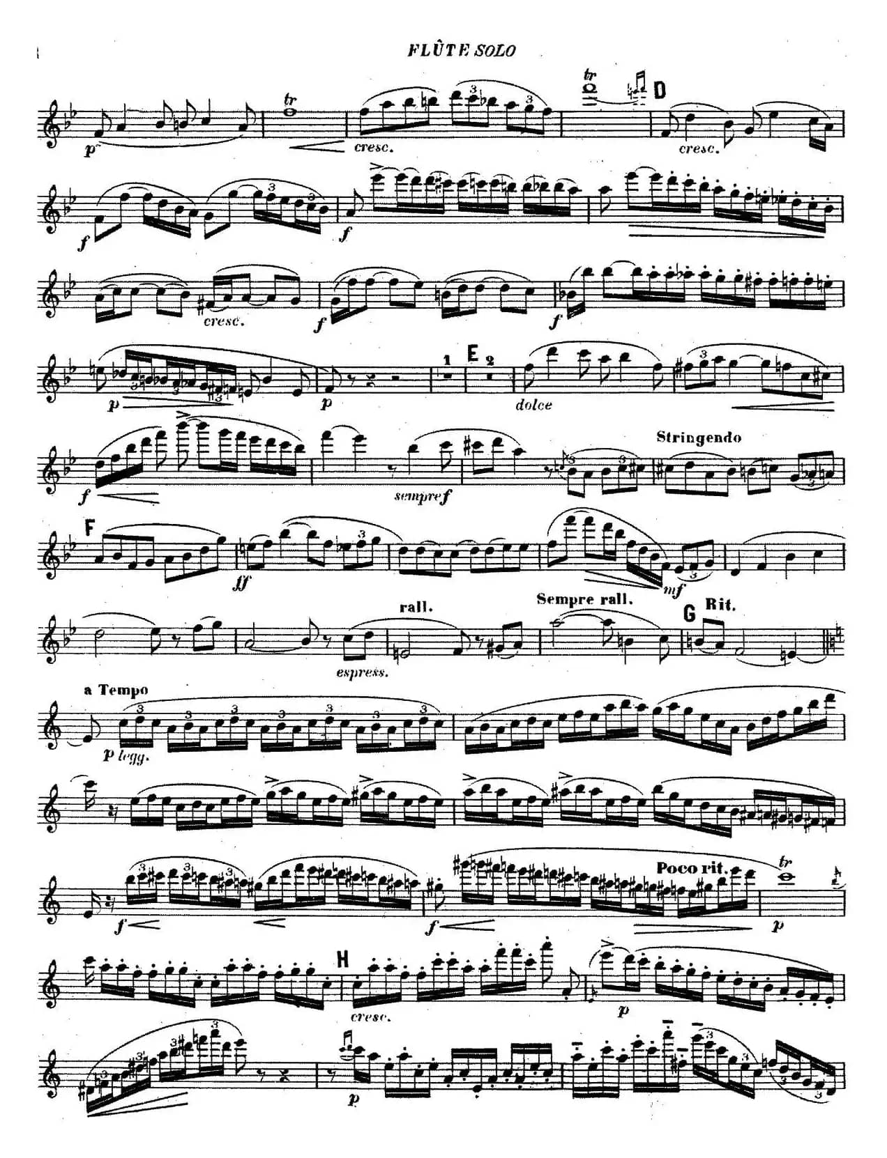 Concertino Op107（长笛协奏曲长笛独奏）