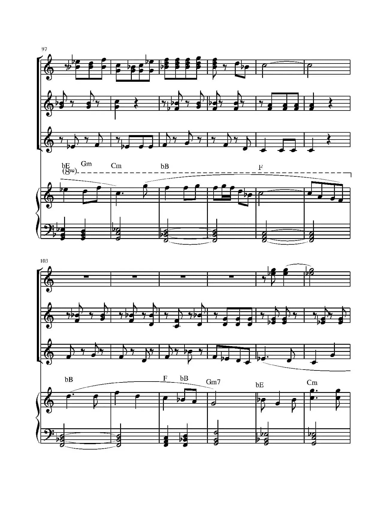 火车向着韶山跑（电子琴四重奏）