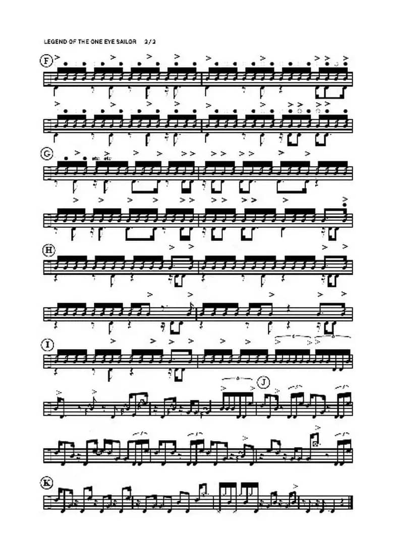 Steve Gadd - crazy  army（鼓谱）