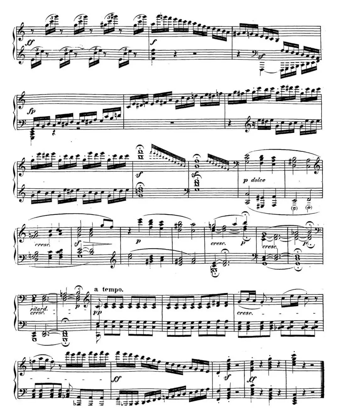 贝多芬钢琴奏鸣曲21 黎明（华尔斯坦） C大调 Op.53 C major