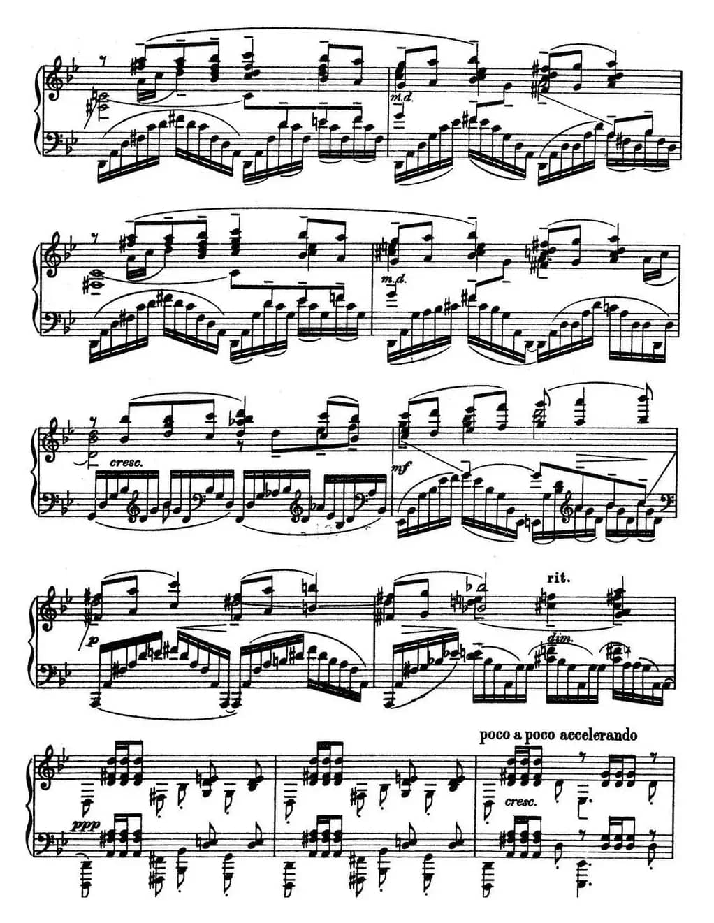 10 Preludes Op.23（拉赫玛尼诺夫10首前奏曲·Ⅴ）