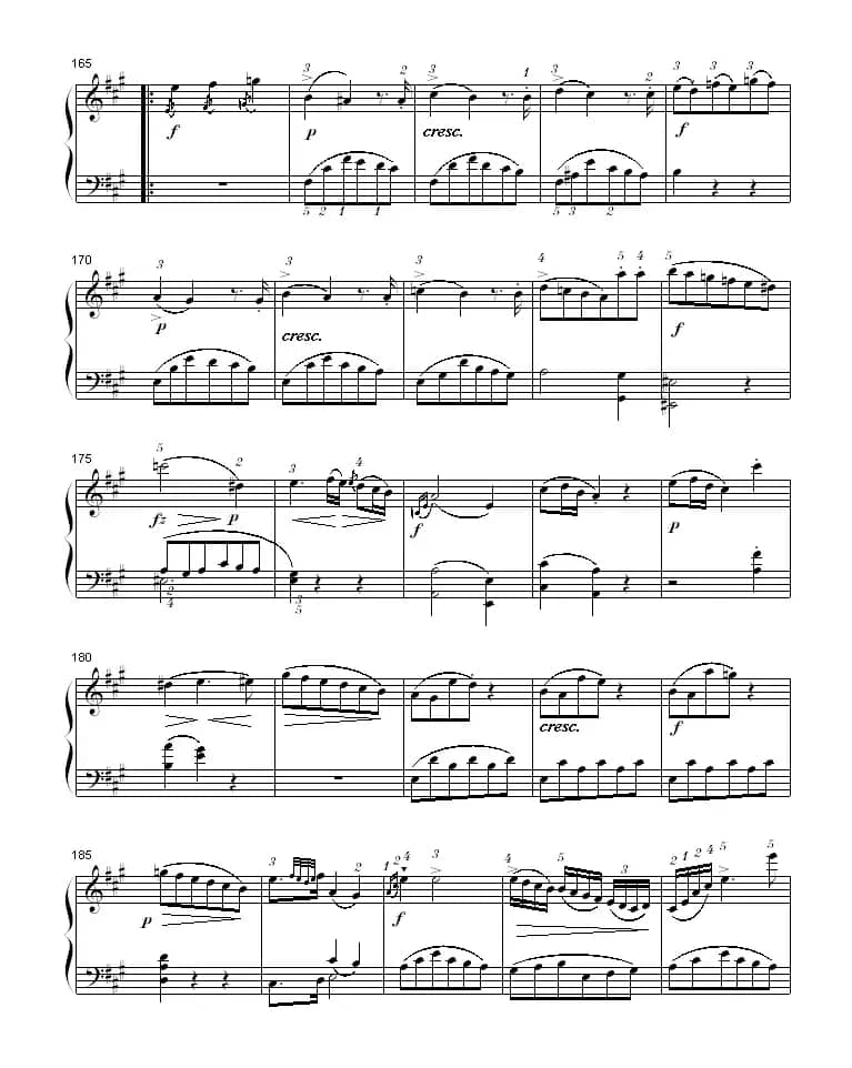 A大调钢琴奏鸣曲