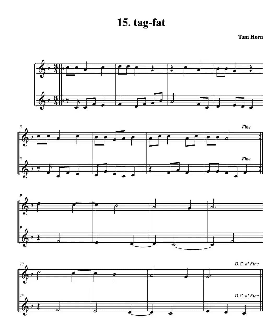 tag-fat（简易二重奏）