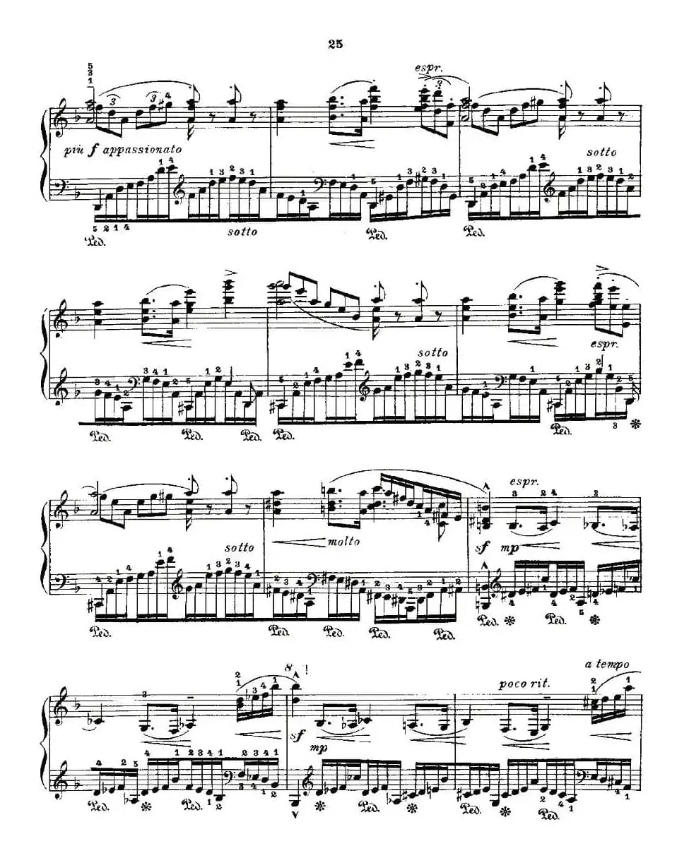 肖邦《练习曲》Fr.Chopin Op.10 No8-1