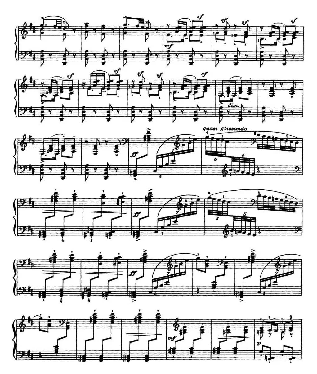 柴可夫斯基18首钢琴小品Op.72（4.Danse characteristique）