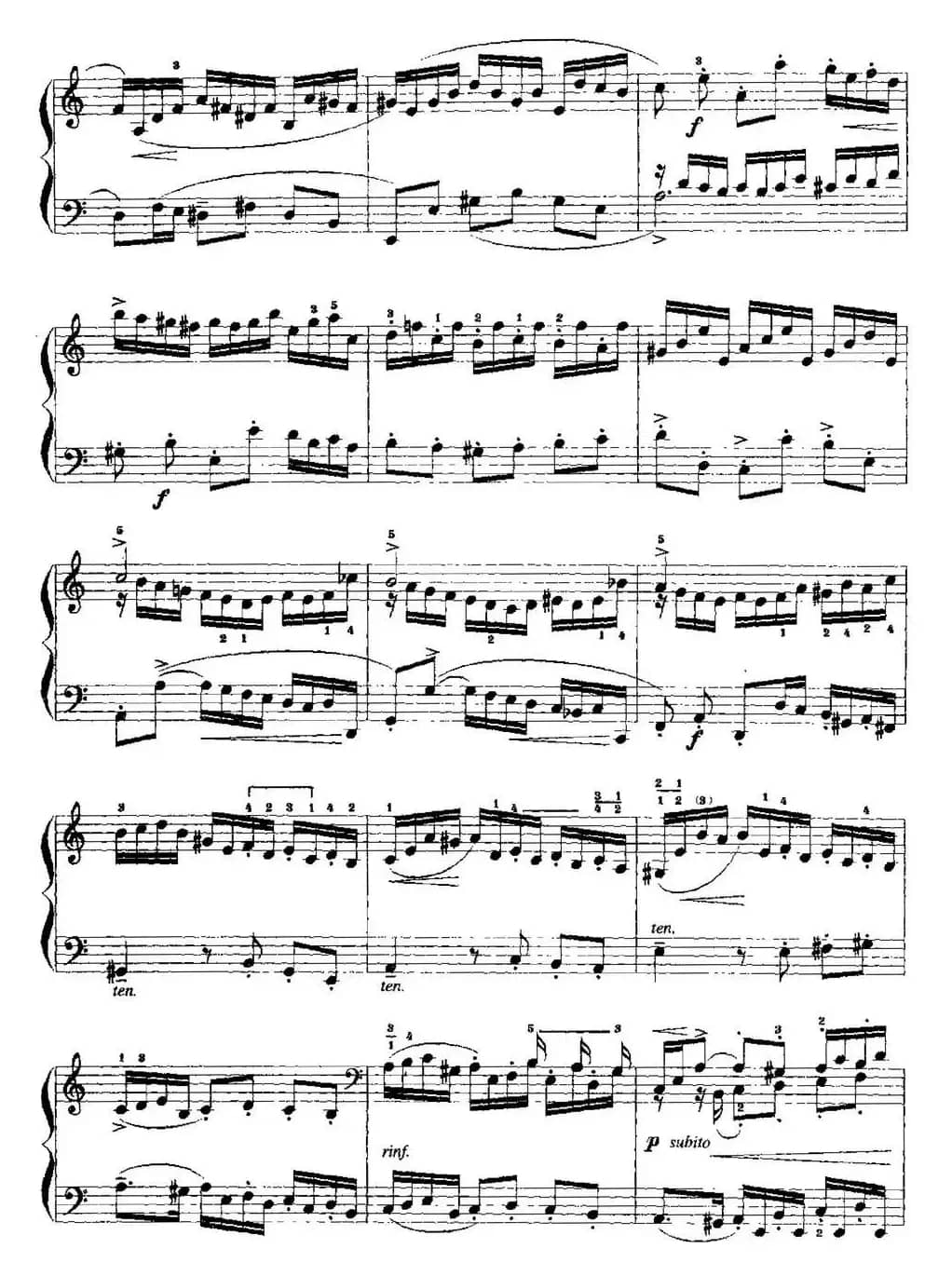 手风琴复调作品：前奏曲（选自第二英国组曲）