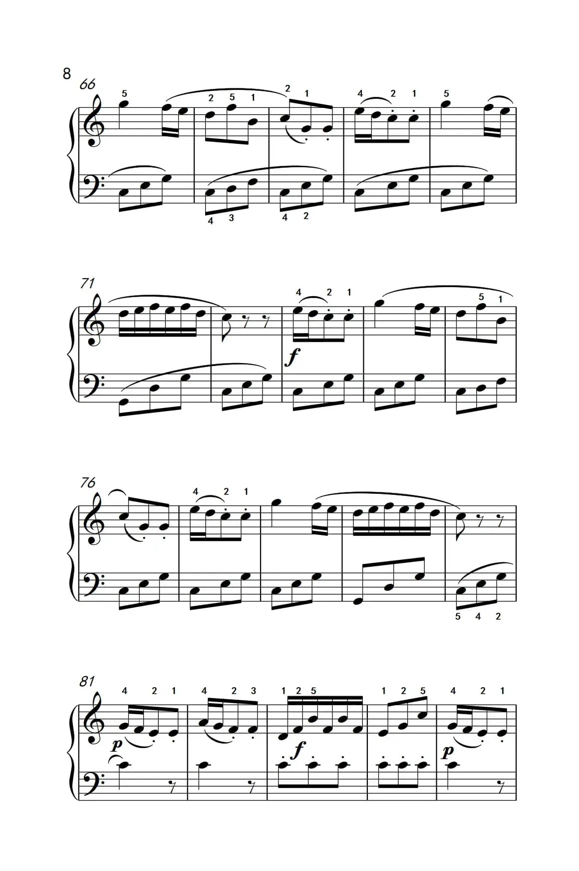 小奏鸣曲（老年大学 钢琴教程 3）