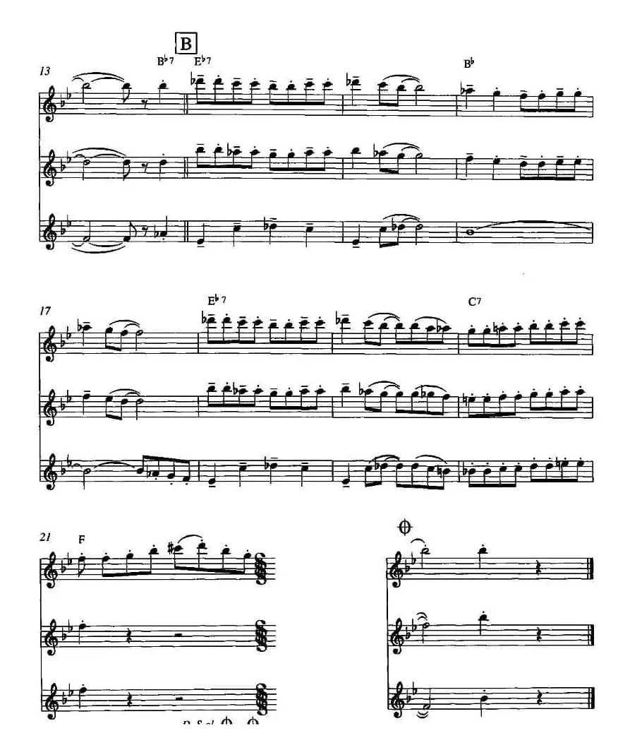 初学者的布鲁斯（三重奏）