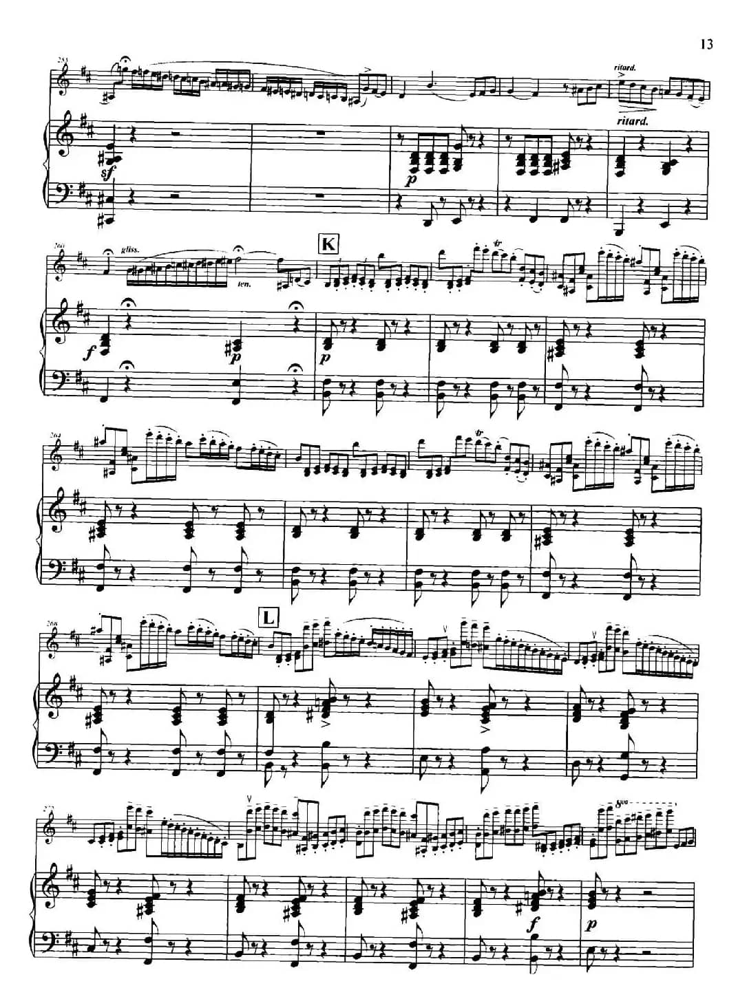 D大调第一小提琴协奏曲Op.6（小提琴+钢琴伴奏）