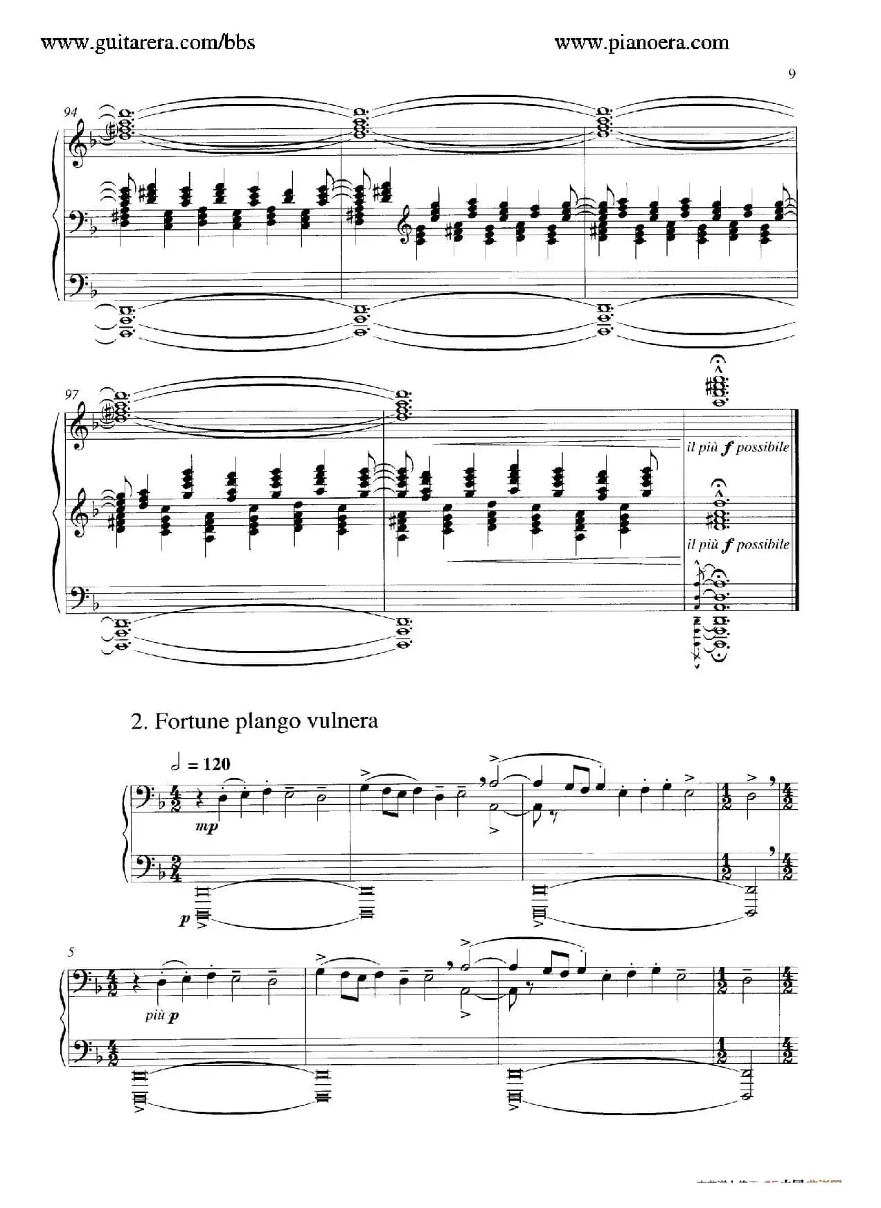 Carmina Burana（布兰诗歌）（清唱剧）